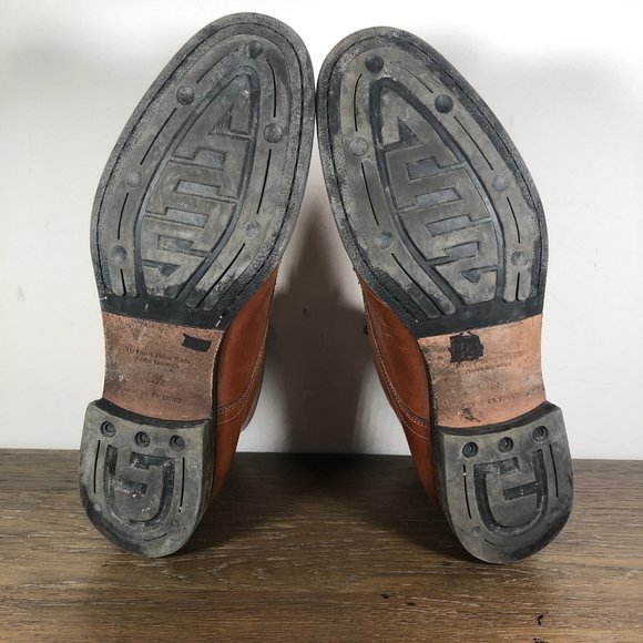 To Boot New York Mens Brown Leather Richmond Lace Up Boots Dress Shoes Size 9.5 - Picture 8 of 10